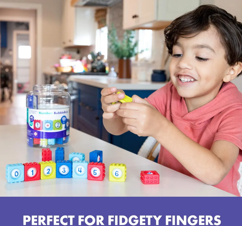 Learning Resources Number BubbleBrix Jeu de Chiffres Éducatif 42 Pièces - 5
