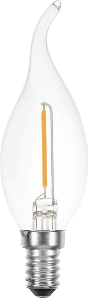 6 x LED Filament Leuchtmittel Windstoß Kerze 1W = 15W E14 Productafbeelding 