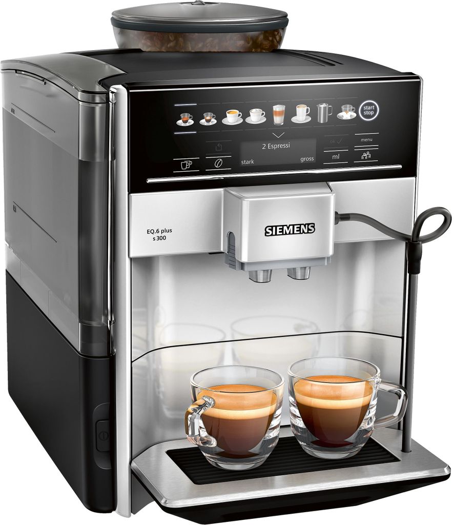 Siemens EQ.6 plus s300, Ekspres do espresso, 1,7 l, Ziarna Zdjęcie produktu 