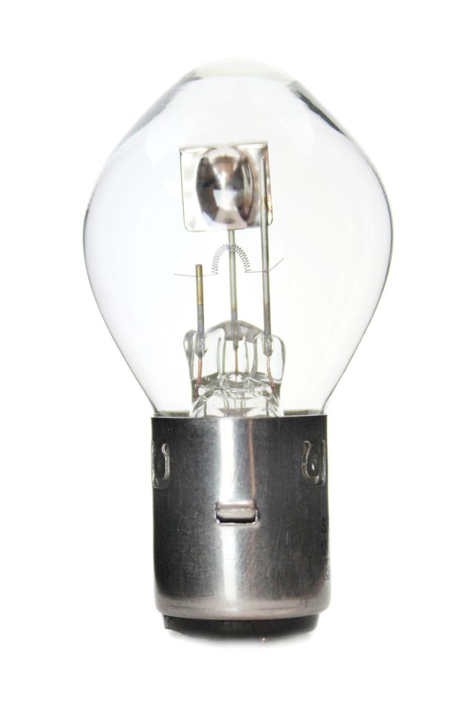 Glühlampe 12V 35/35W Scheinwerferlampe Simson GLÜWO E- Bajonettsockel