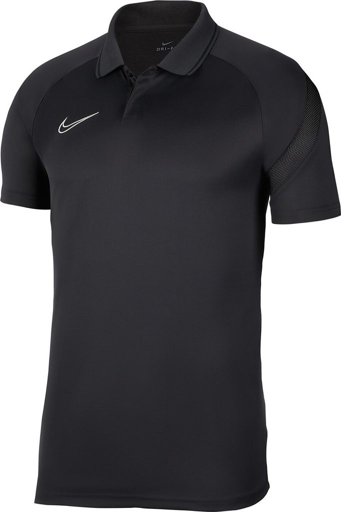 Nike Herren Polo Dri-FIT Academy Pro Polo, Anthracite/Black/White, S, BV6922