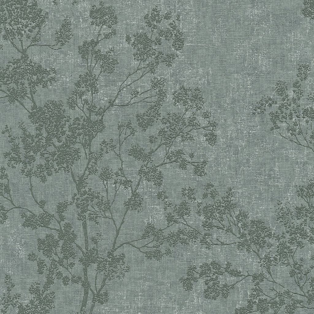 Livingwalls florale Tapete New Walls Cosy & Relax Vliestapete grün 10,05 m x 0,53 m