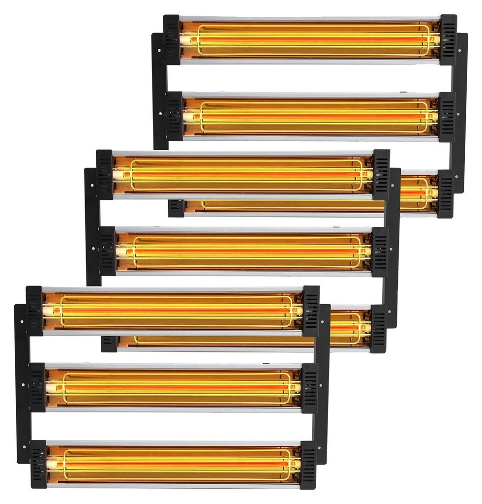 VEVOR - 3 lámparas infrarrojas para secado, radiadores Imagen del producto 