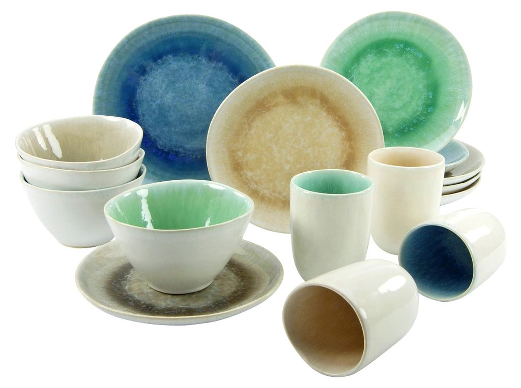 CreaTable, 17348, Aquarius Bunt, Kombiservice 16-tlg, Produktbild 