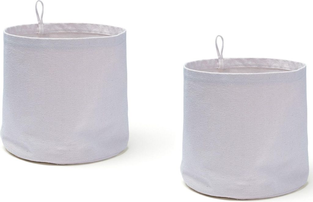 Aufbewahrungstextilzylinder 2er-Pack lila Produktbild 