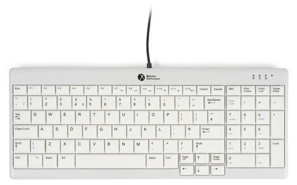 Clavier de Bureau UltraBoard 960 V2 Optimisé pour Espace Réduit et Saisie DE