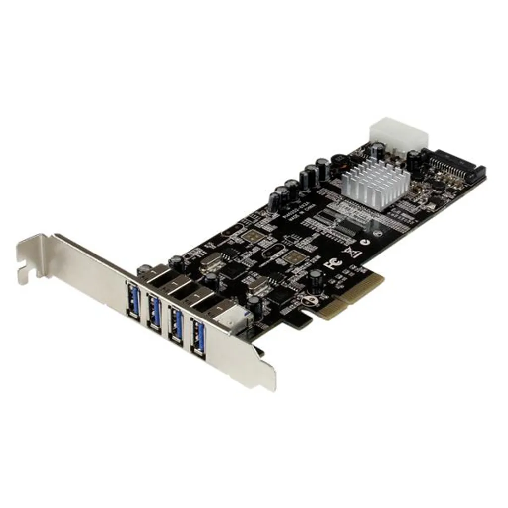 StarTech.com PEXUSB3S42V: Scheda PCIe USB 3.0 4 Porte Canali Dedicati
