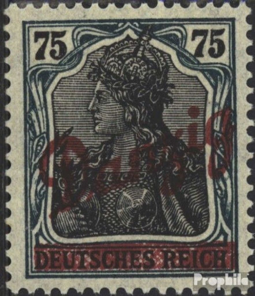Briefmarken Danzig 1920 Mi 25 gestempelt Germania-Aufdruck