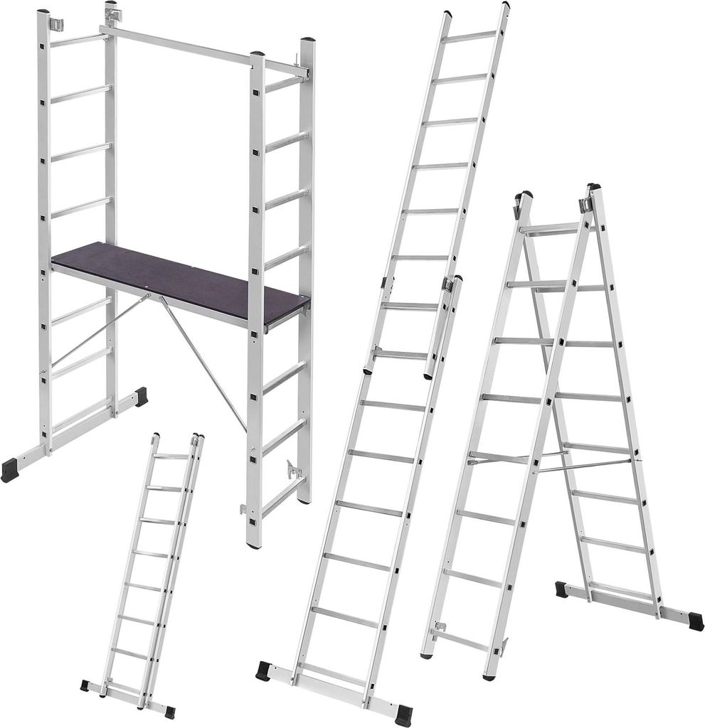 Trabattello a scala in alluminio KADAX 370 cm Immagine del prodotto 
