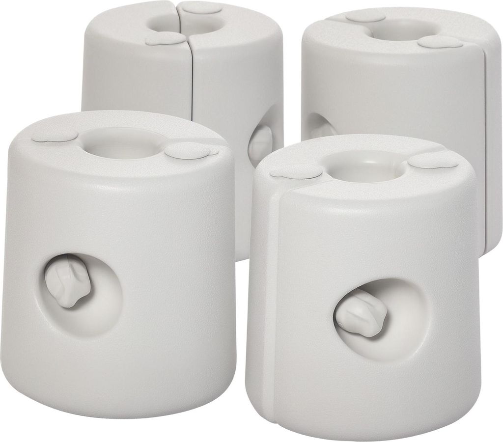 4 x Gewichte Pavillon Standfuß Standsicherung Partyzelt Befüllung mit Wasser/Sand PE ∅24xH25cm