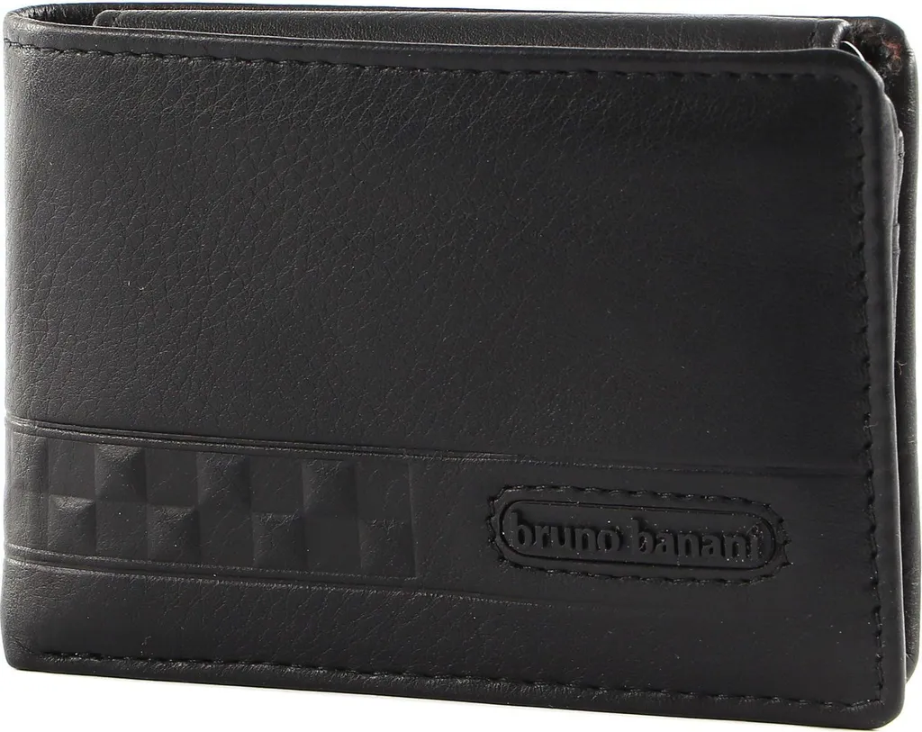 Bruno Banani Wallet Black - Portafoglio Sportivo Pelle Nera