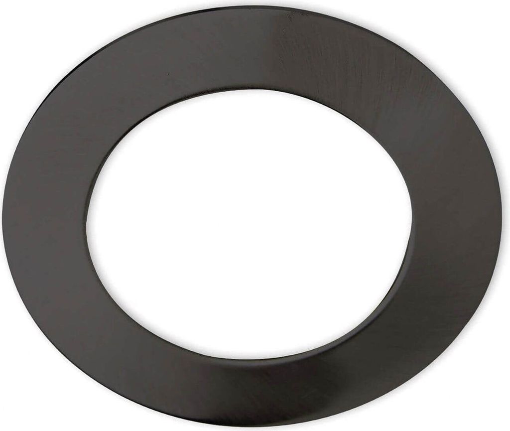 ISOLED Cover Aluminium rund schwarz für Einbaustrahler Sys-90