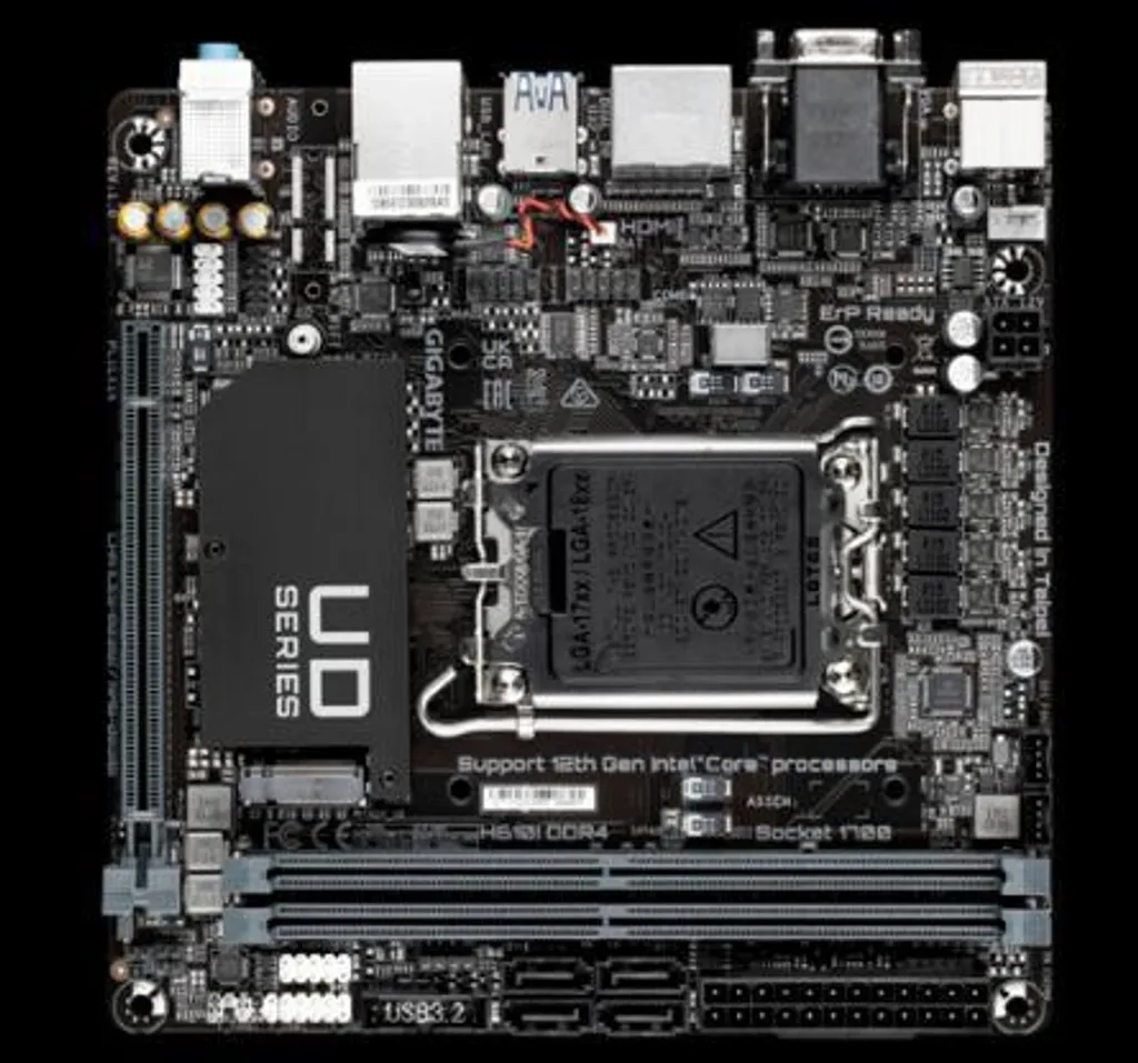 Carte mère Mini-ITX Intel H610 GIGABYTE H610I DDR4 pour PC compact - 7