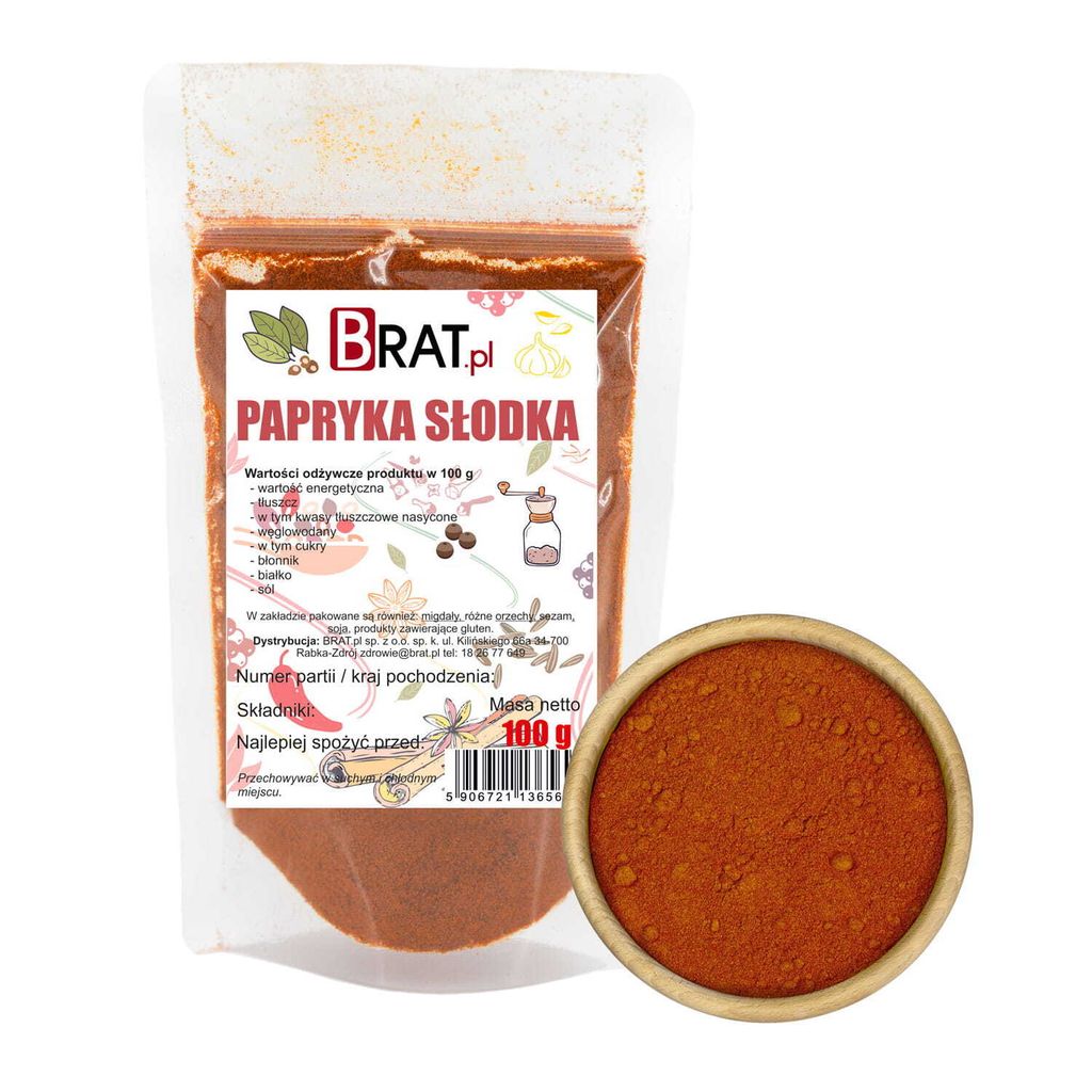Sladká paprika 100g Brat.pl Obrázek produktu 