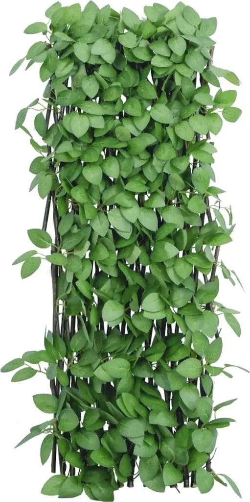 The Living Store traliccio con edera artificiale 5 pz. Estensibile 180x65 cm - 6