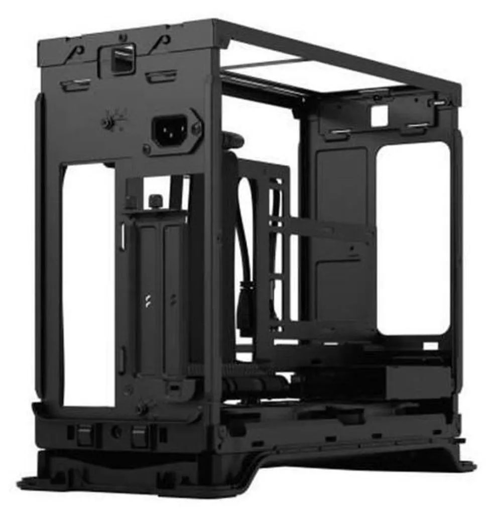 Fractal Era 2 Argent Boîtier mITX en Aluminium et Support Alimentation SFX