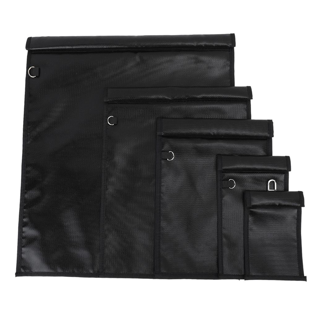 set de 5 sacs Faraday - Résistant au feu, étanche, blocage Image du produit 