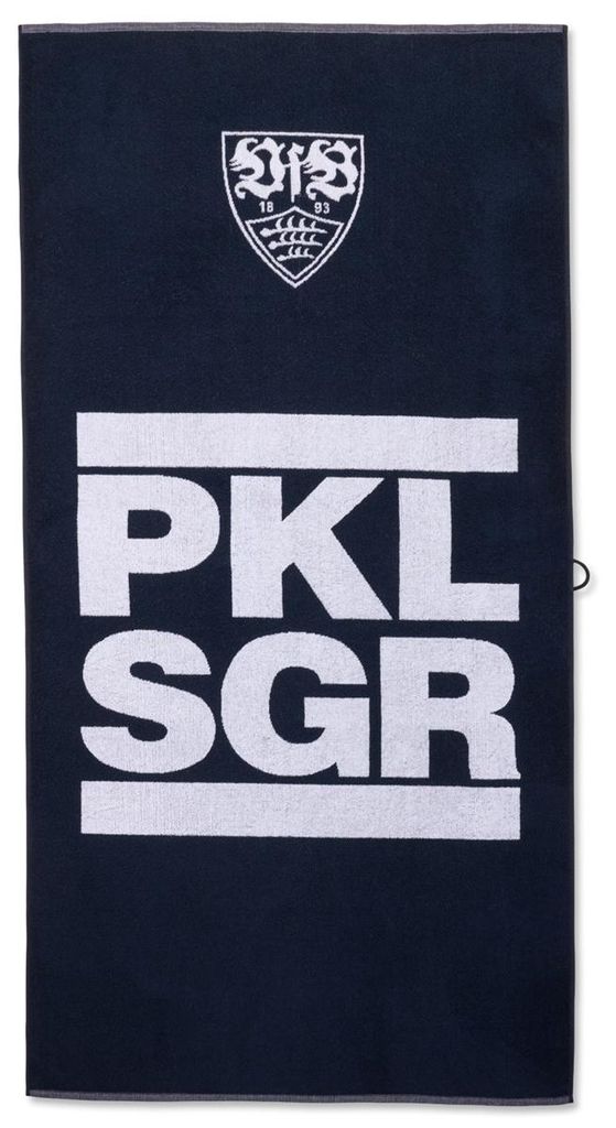 Asciugamano sauna VfB Stuttgart PKL SGR nero 180x90 cm Immagine del prodotto 