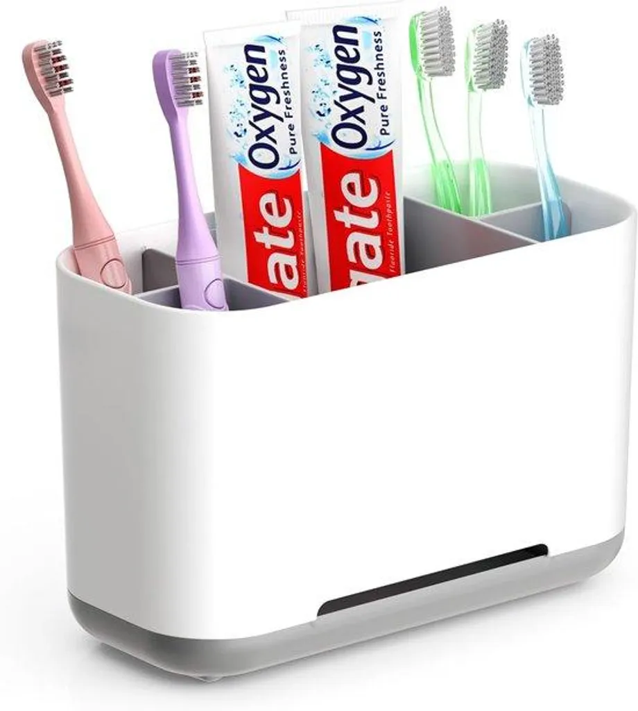 Porte-brosses à dents anti-moisissure - Solution rangement propre
