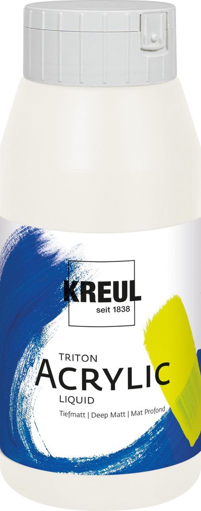 KREUL Acrylverf SOLO Goya TRITON, mengbare witte verf, 750 Productafbeelding 