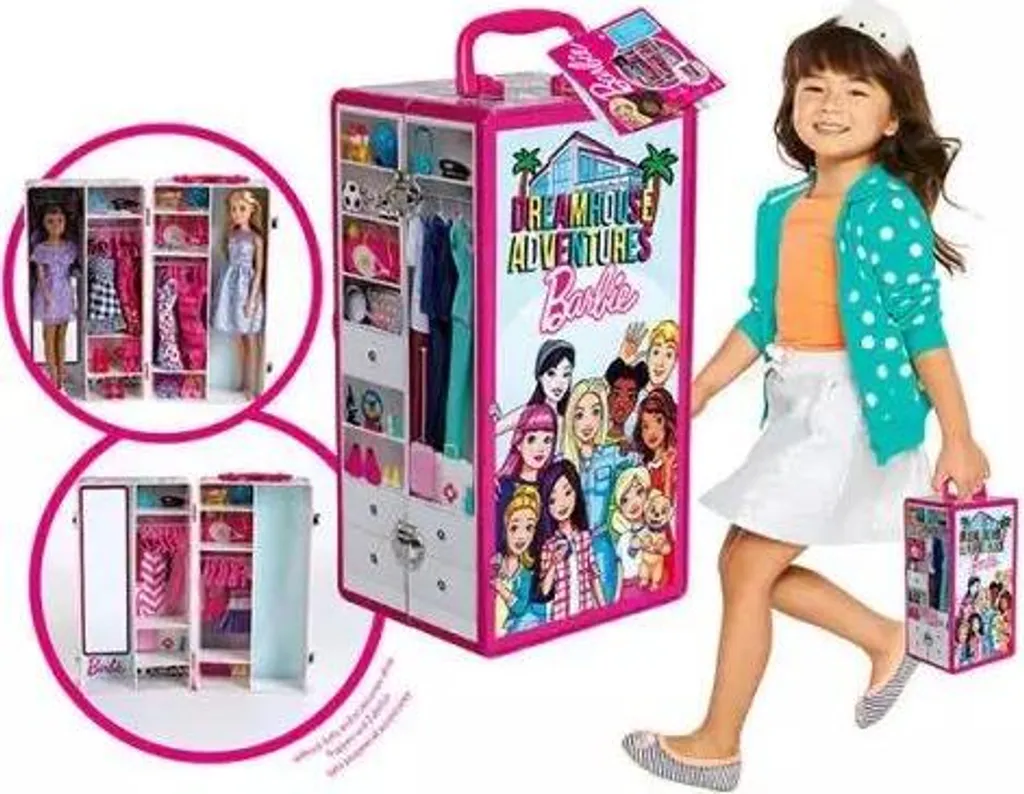 Valise Barbie Klein Theo rigide avec compartiments pour accessoires - 18