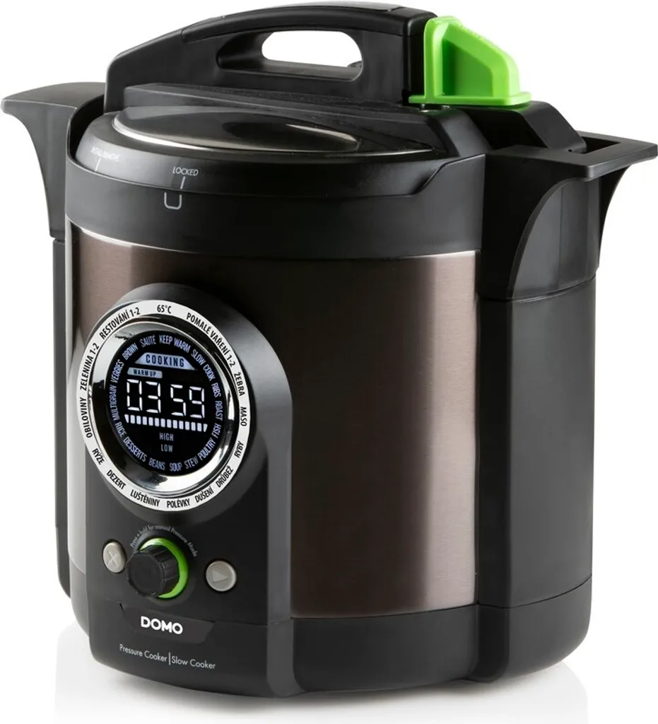 Multicooker DOMO DO42707PP: Efficienza 2-in-1 Slow Cooker e Pressione