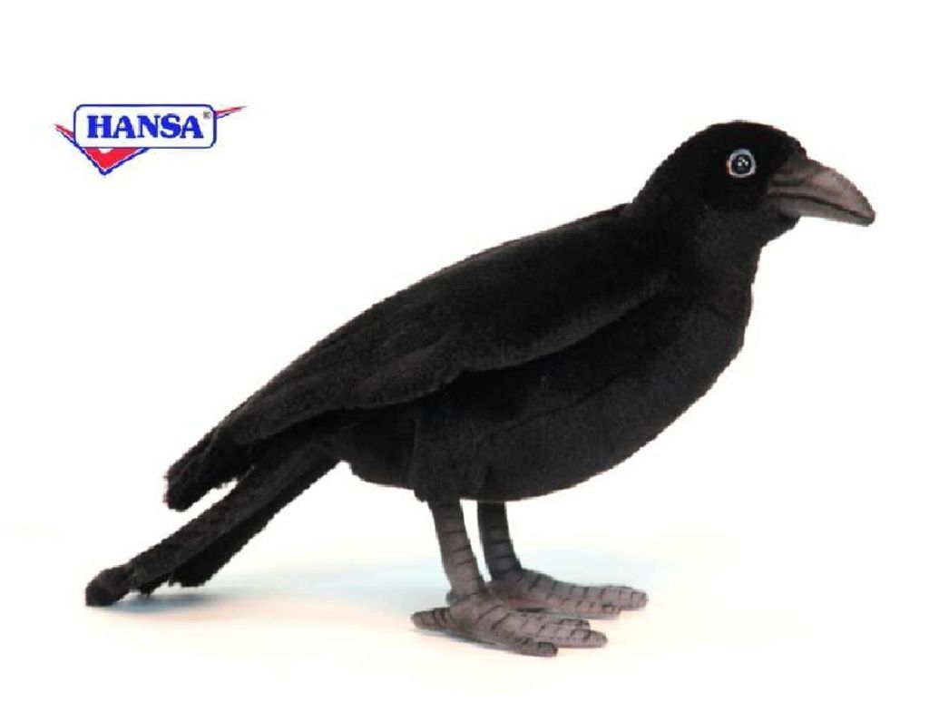 Hansa Toy 6266 Rabe 31 cm Kuscheltier Stofftier Plüschtier Produktbild 