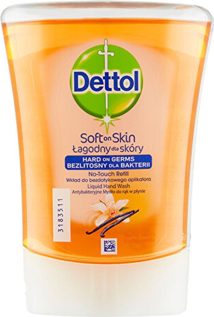 Dettol Soft on Skin Kids No-Touch Refill Sweet Vanilla 250 ml