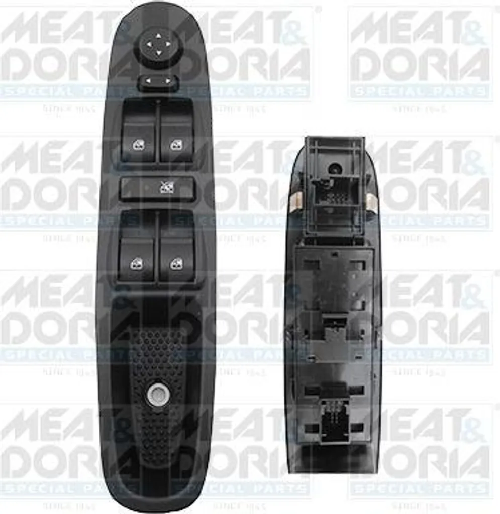 Interrupteur de vitre Punto OE 735500051 robuste par MEAT & DORIA