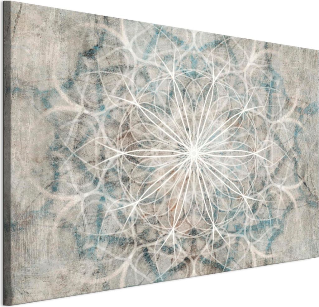 LUMASOUL Leinwand Bilder 120x80 cm, Leinwandbild Boho Motiv, Wandbilder Holzrahmen und Webstuhl Wohnzimmer und Schlafzimmer, 1 teilig