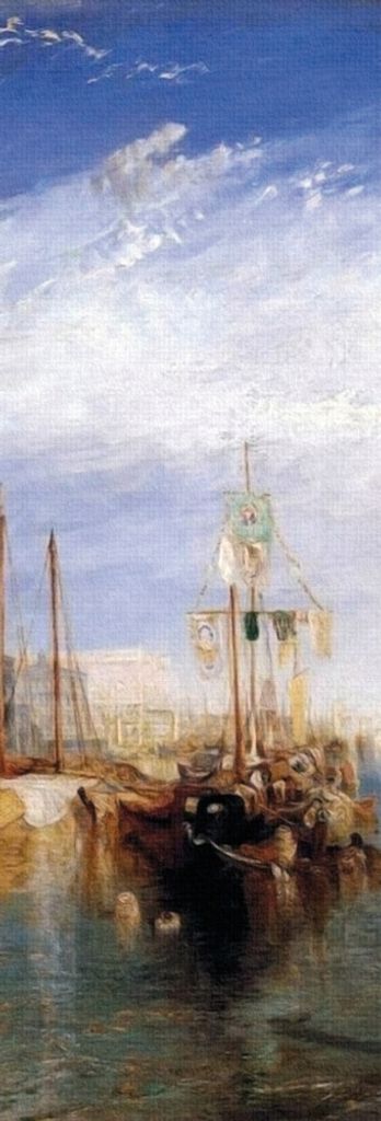 Joseph William Turner Kunstdruck Bild - Grand Canal, Venedig, 1835, Detail (91 x 30 cm)