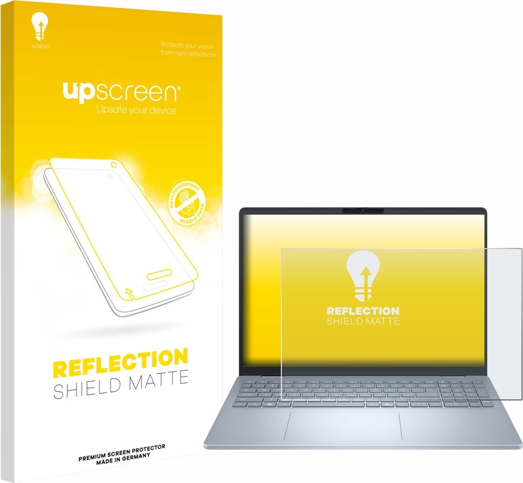upscreen Schutzfolie für Dell 16 Plus Laptop Displayschutz Displayschutzfolie Folie Matt Entspiegelungsfolie