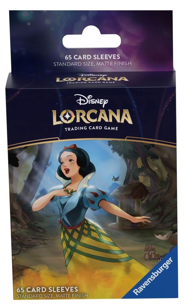 Ravensburger 11098361 Disney Lorcana: Set 4 - Kartenhüllen Schneewittchen