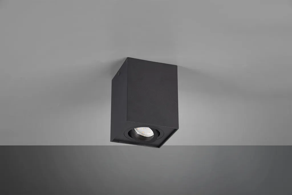 Spot Soffitto Nero Trio BISCUIT 613000132: Eleganza Cubica Minimal - 2