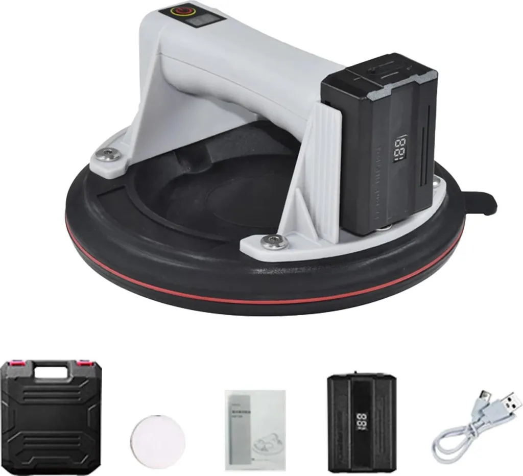 Design e Potenza: Ventosa Elettrica 200kg USB per Superfici Delicate