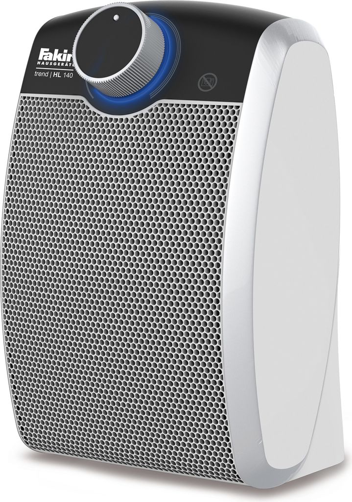 Fakir Trend HL 140 Heizlüfter Silber/Weiß - 900 / 1800 Watt Produktbild 1