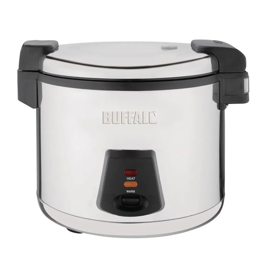 Cuiseur à riz Buffalo 6L Inox avec fonction maintien au chaud auto 13L