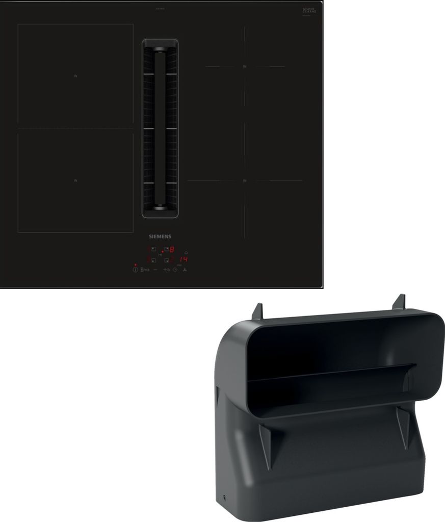 Siemens Kochfeld mit Dunstabzug 60 cm + Flachkanal Produktbild 1