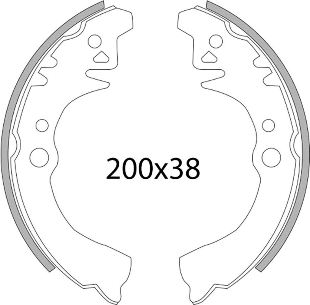 Rms Piaggio Porter 1.0 225120620 Bremsbeläge Silber Silber One Size