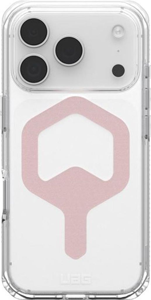 Handyhülle für iPhone 17 Pro Max, Urban Armor Gear Plyo Mag mit MagSafe, Transparent-Rosa