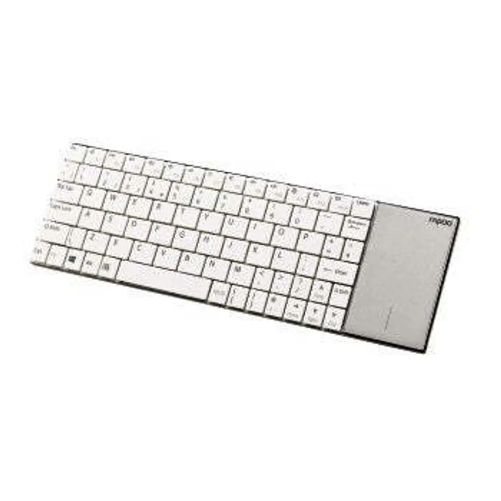 Clavier Compact Rapoo E2710 Blanc : Dites Adieu à l'Encombrement Souris
