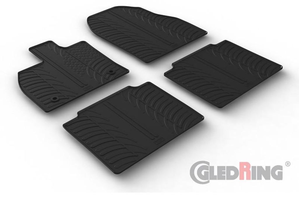 Gledring Fußmatten Set Gummi für TOYOTA bZ4X (ЕА10) Produktbild 