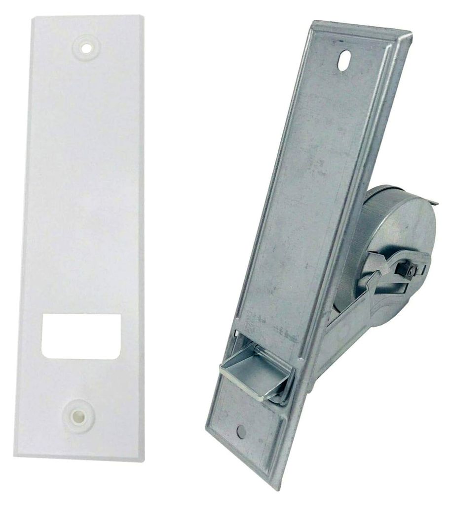 Gurtwickler mit 160-165 mm Lochabstand für bis zu 5 m Gurt, 24 mm Gurtbreite, ohne Gurt vorgespannt