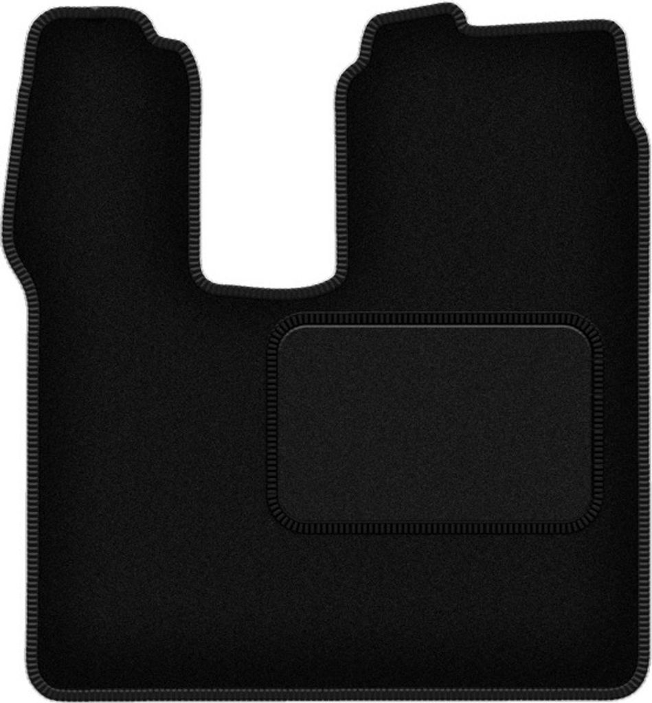 Fahrermatte schwarz für: MAN TGL / TGM schmal, Schlafkabine 3-teilig (2005-)