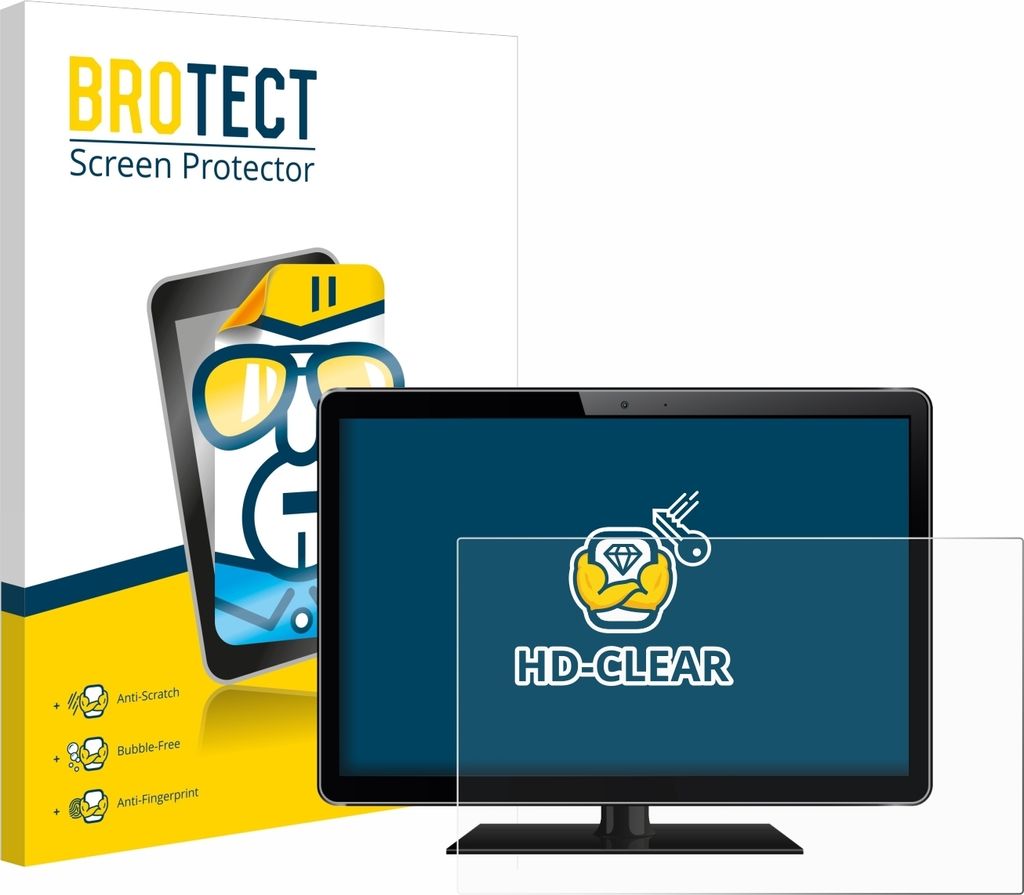 Schutzfolie für Industrie-Monitore mit 38.1 cm (15 Zoll) Displays 305 x 228 mm BROTECT Displayschutz Display Schutz Folie Klar Transparent