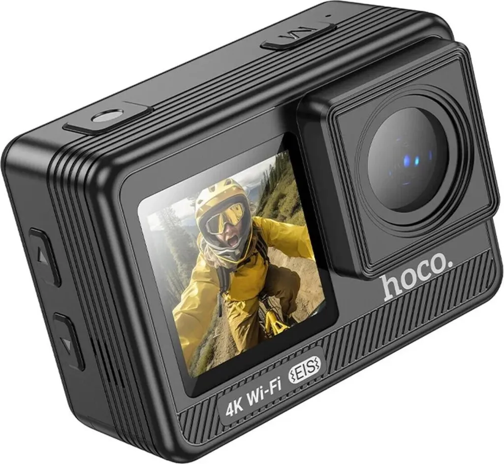 Caméra vlogging et sport Hoco DV102 double écran pour moto et vélo