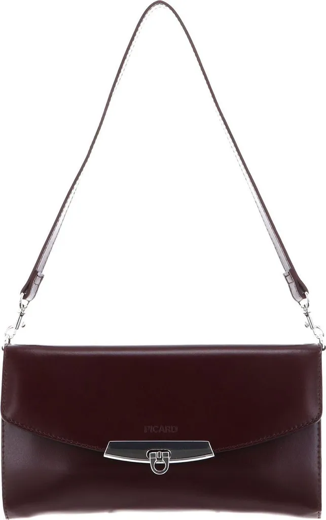 Picard Rome Shoulderbag Vino Bordeaux - Borsa a Tracolla Pelle Elegante