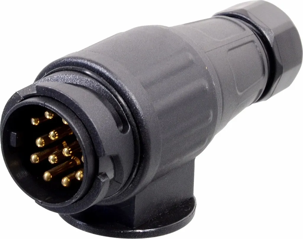Acquista Spina 13 Poli Compass 07446 | Ricambio Originale Gancio Traino