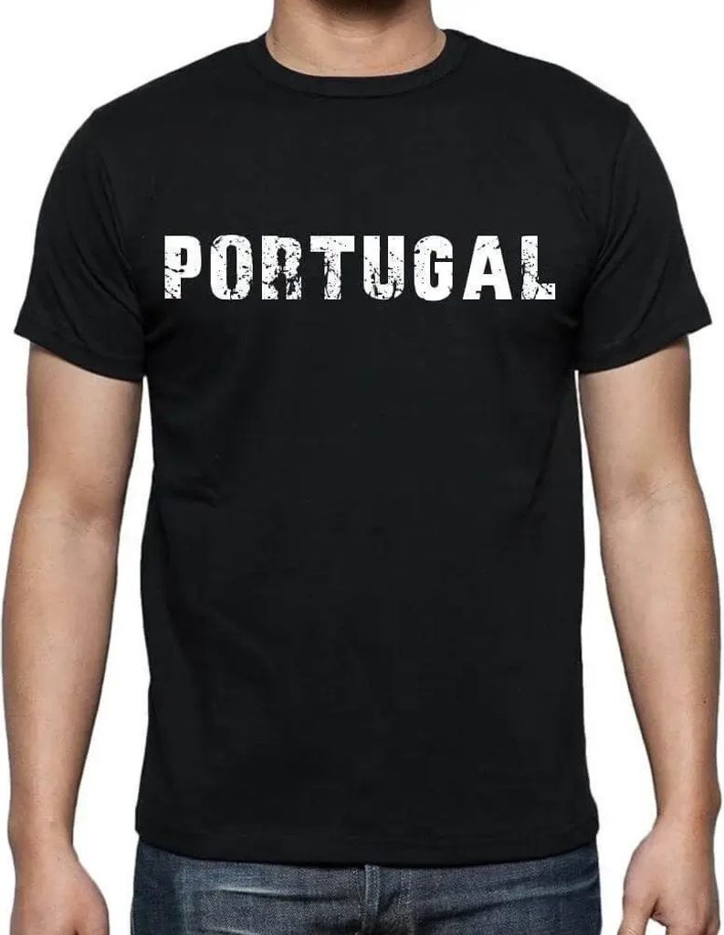 Herren Grafik T-Shirt Portugal Öko-Verantwortlich Vintage Jahrgang Kurzarm Lustige Druck Geburtstag Geschenk Mann