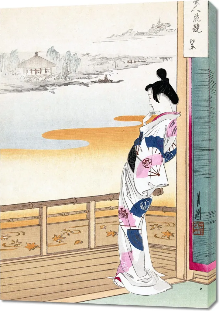 Déco murale japonaise vintage 70x100 cm pour chambre et bureau